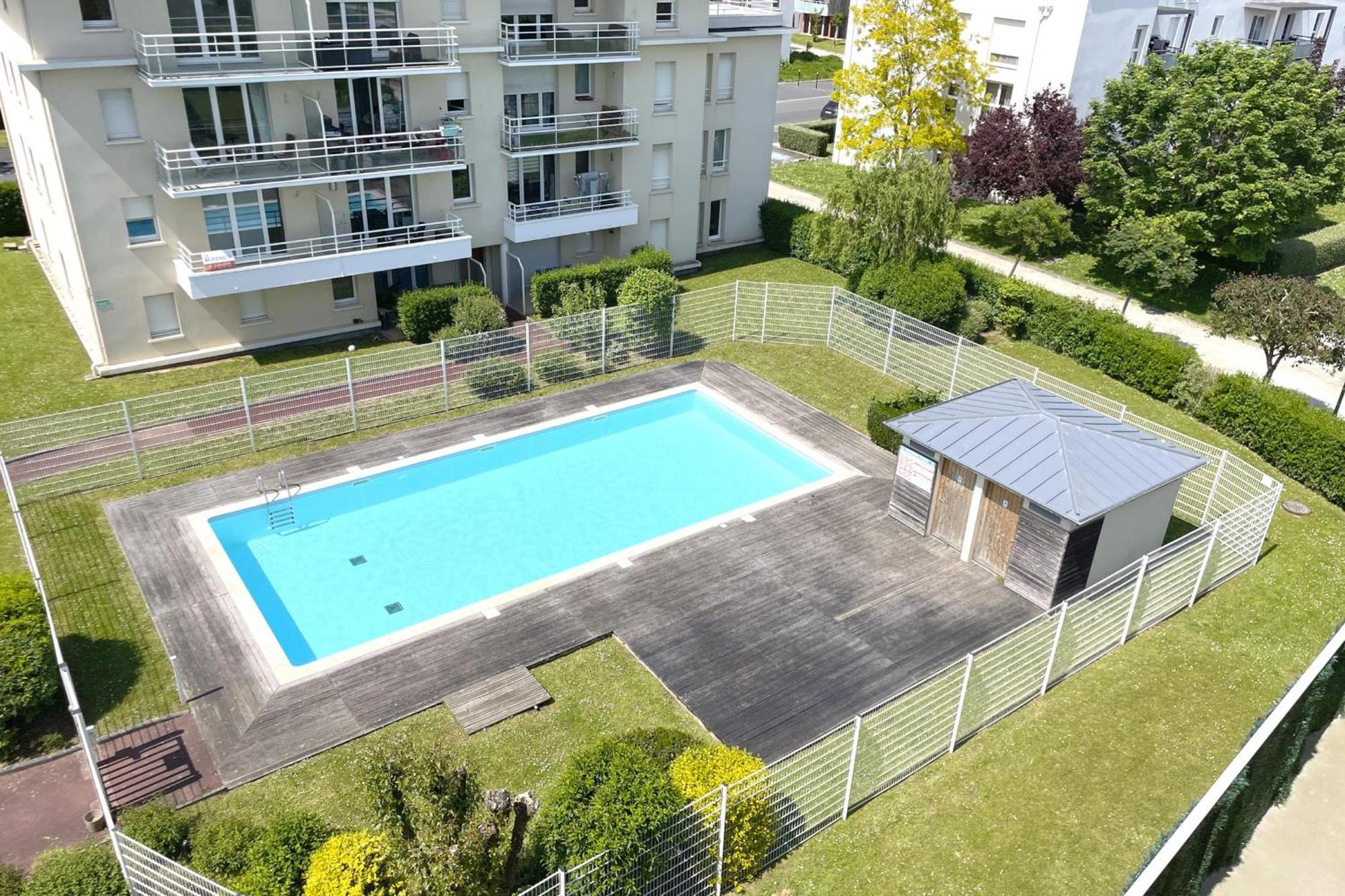 Le Rooftop - Terrasse - Parking - Piscine Caen Zewnętrze zdjęcie